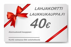 Lahjakortti 40 euroa