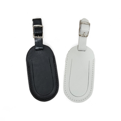 Nahkaiset nimilaput matkalaukkuun