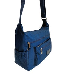 Kankainen olkalaukku, Nabo 1657, tummansininen