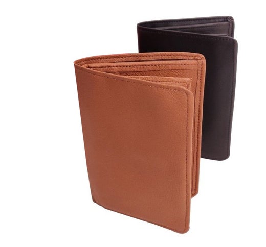 Poronnahkainen RFID lompakko 18 korttipaikalla - Made in Finland